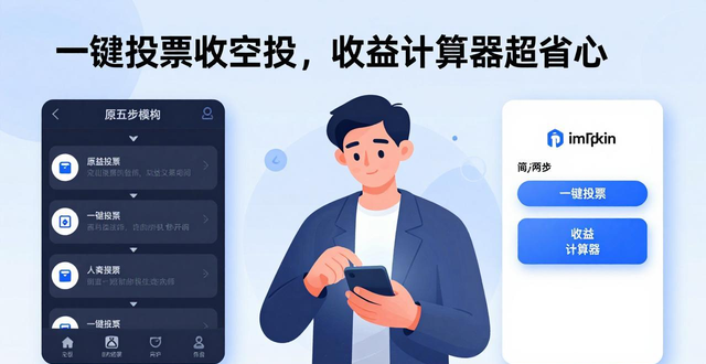 imToken金融工具实测：一键投票收空投，收益计算器超省心