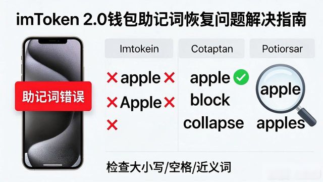 imToken 2.0 常见问题与解决办法